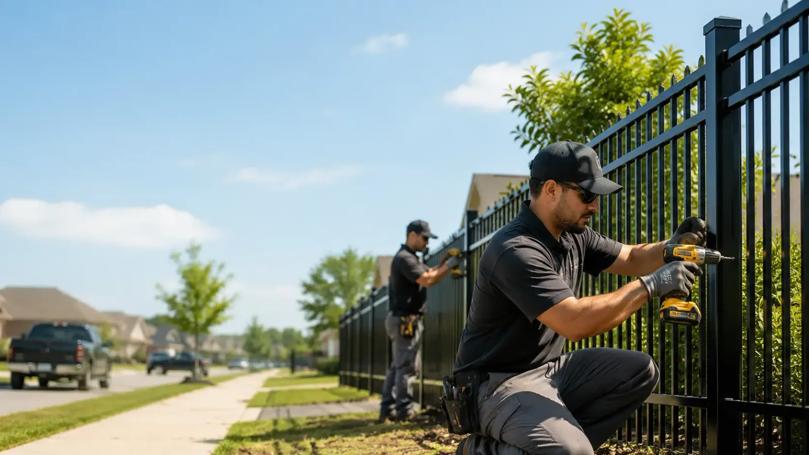 Metal Fence Installation in Poteet, TX